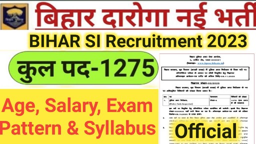 Bihar Daroga Vacancy 2023 notification