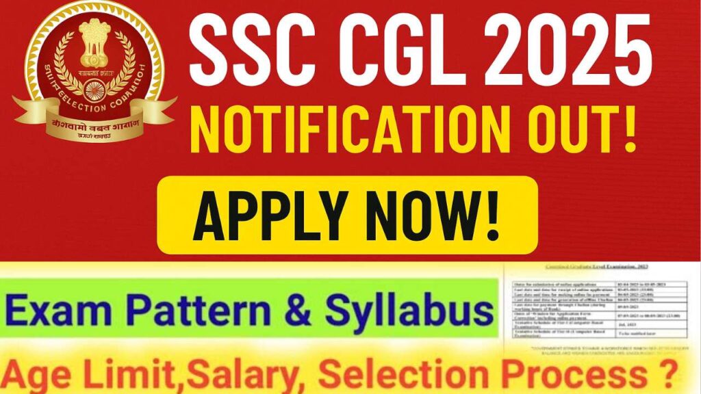SSC CGL Vacancy 2025