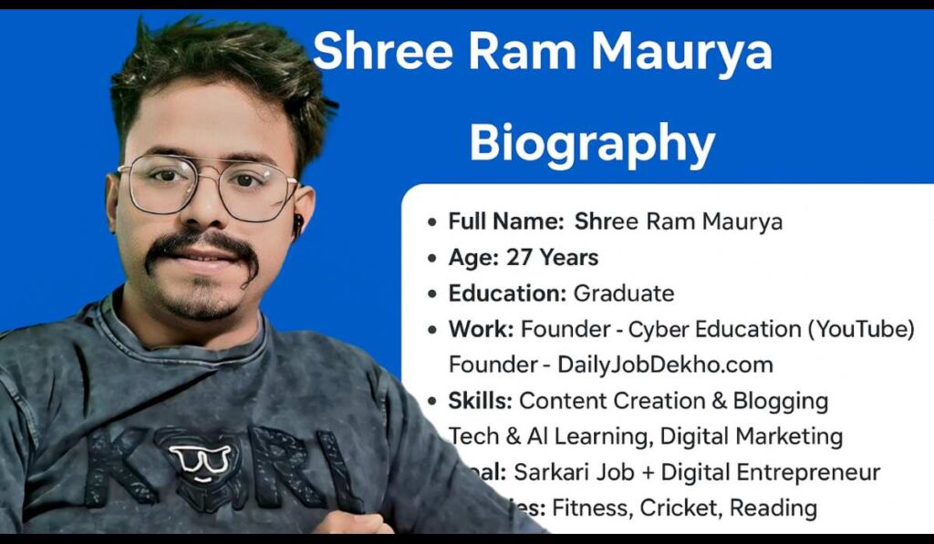 Shree Ram Maurya Biography